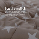 Winter Wende Steppbett 135x200cm Taupe