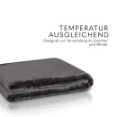Kuscheldecke "Cashmere Touch" 200x220cm anthrazit