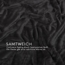 Kuscheldecke "Cashmere Touch" 200x220cm anthrazit