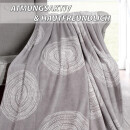 Mikrofaser Flauschdecke 150x200cm - Ornament Kreise 150x200cm