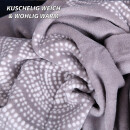 Mikrofaser Flauschdecke 150x200cm - Ornament Kreise 150x200cm