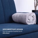 Mikrofaser Flauschdecke 150x200cm - Ornament Kreise 150x200cm