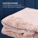 Kuscheldecke 150x200cm "Cashmere Soft-Touch" - Popcorn