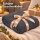 Kuscheldecke "Popcorn" Cashmere Soft-Touch Anthrazit 150x200 cm