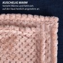 Kuscheldecke "Popcorn" Cashmere Soft-Touch Camel 150x200 cm
