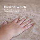 Hochflor Teppich kuschelweich