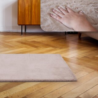 Allzweckteppich "Faux Rabbit" camel 60x120cm