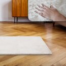 Allzweckteppich "Faux Rabbit" offwhite 60x120cm
