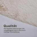 Allzweckteppich "Faux Rabbit" offwhite 60x120cm