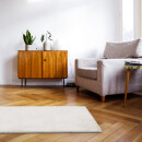 Hochflor Teppich kuschelweich  offwhite 60x120cm