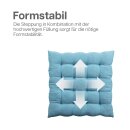 Stuhlkissen "Lissabon" 40x40cm Türkis 1er Pack