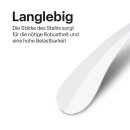 Schuhlöffel, Schuhanzieher im 2er Set (58cm & 16,5cm) - Weiß