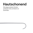 Schuhlöffel, Schuhanzieher im 2er Set ( 58cm & 16,5cm ) - Weiß