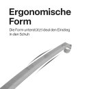Schuhlöffel Metall 79cm Silber