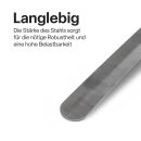 Schuhlöffel Metall 79cm Silber