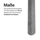 Schuhlöffel XXL, Schuhanzieher 79cm lang - Edelstahl