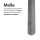 Schuhlöffel Metall 79cm Silber