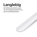 Schuhlöffel Metall 79cm Weiß