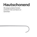 Schuhlöffel Metall 79cm Weiß