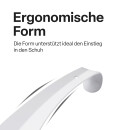 Schuhlöffel Metall 79cm Weiß