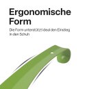 Schuhlöffel Metall 79cm Grün