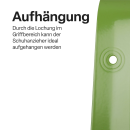Schuhlöffel XXL, Schuhanzieher 79 cm lang - Grün