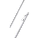 Schleuderstab aus Aluminium für Vorhänge und Flächenvorhänge Ø9mm Weiß 100cm