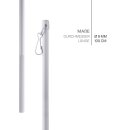 Schleuderstab aus Aluminium Ø9mm Weiß 100cm