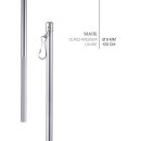 Schleuderstab aus Aluminium für Vorhänge und Flächenvorhänge Ø9mm Silber 100cm