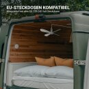 Mobiler Deckenventilator Ø40cm Weiß 2 m