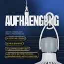 Mobiler Deckenventilator Ø40cm Weiß – 230V, 5W, leise, mit 2m Anschlusskabel & Aufhänger