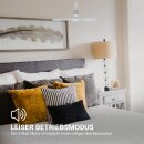 Mobiler Deckenventilator Weiß Ø40cm 2m Anschlusskabel