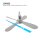 Mobiler Deckenventilator Ø40cm Weiß 2 Meter