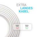 Mobiler Deckenventilator Weiß Ø40cm 2m...