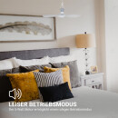 Mobiler Deckenventilator Weiß Ø40cm 2m Anschlusskabel