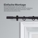 Endstücke für Stilgarnitur 2er Schwarz Zylinder