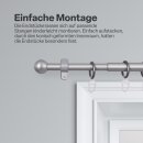 Gardinenstangen-Endstücke 2er Pack Silber Kugel