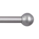 Gardinenstangen-Endstücke 2er Pack Silber Kugel