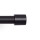Gardinenstangen-Set mit dekorativen Endstücken 120-220 cm Schwarz Basic
