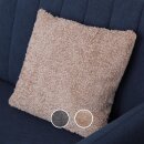 Kissen "Chenille" mit verd. Reißverschluss