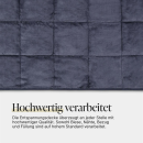 Gewichtsdecke anthrazit
