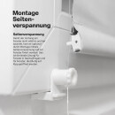 Thermorollo Verdunkelungsrollo zum Klemmen Weiß 60 x 150 cm