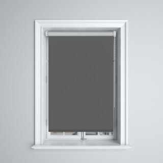 Thermorollo / Verdunkelungsrollo mit Klemmträger - 60 x 150cm - Anthrazit