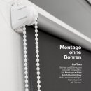 Thermorollo Verdunkelungsrollo zum Klemmen Anthrazit 60 x 150 cm