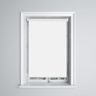 Thermorollo Verdunkelungsrollo zum Klemmen Weiß 80 x 150 cm