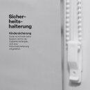Thermorollo / Verdunkelungsrollo mit Klemmträger - 80 x 150cm - Weiß