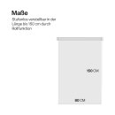 Thermorollo Verdunkelungsrollo zum Klemmen Weiß 80 x 150 cm