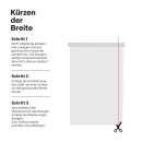 Thermorollo Verdunkelungsrollo zum Klemmen Weiß 80 x 150 cm