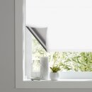 Thermorollo Verdunkelungsrollo zum Klemmen Weiß 80 x 150 cm