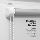 Thermorollo Verdunkelungsrollo zum Klemmen Weiß 100 x 150 cm